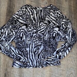 Animal Print Blouse